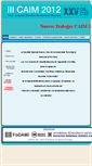 Mobile Screenshot of caim2012.frba.utn.edu.ar
