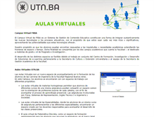 Tablet Screenshot of campusvirtual.frba.utn.edu.ar
