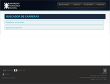Tablet Screenshot of buscador.utn.edu.ar