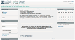 Desktop Screenshot of frro.cvg.utn.edu.ar