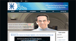Desktop Screenshot of electron.frba.utn.edu.ar