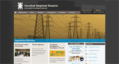 Desktop Screenshot of frro.utn.edu.ar